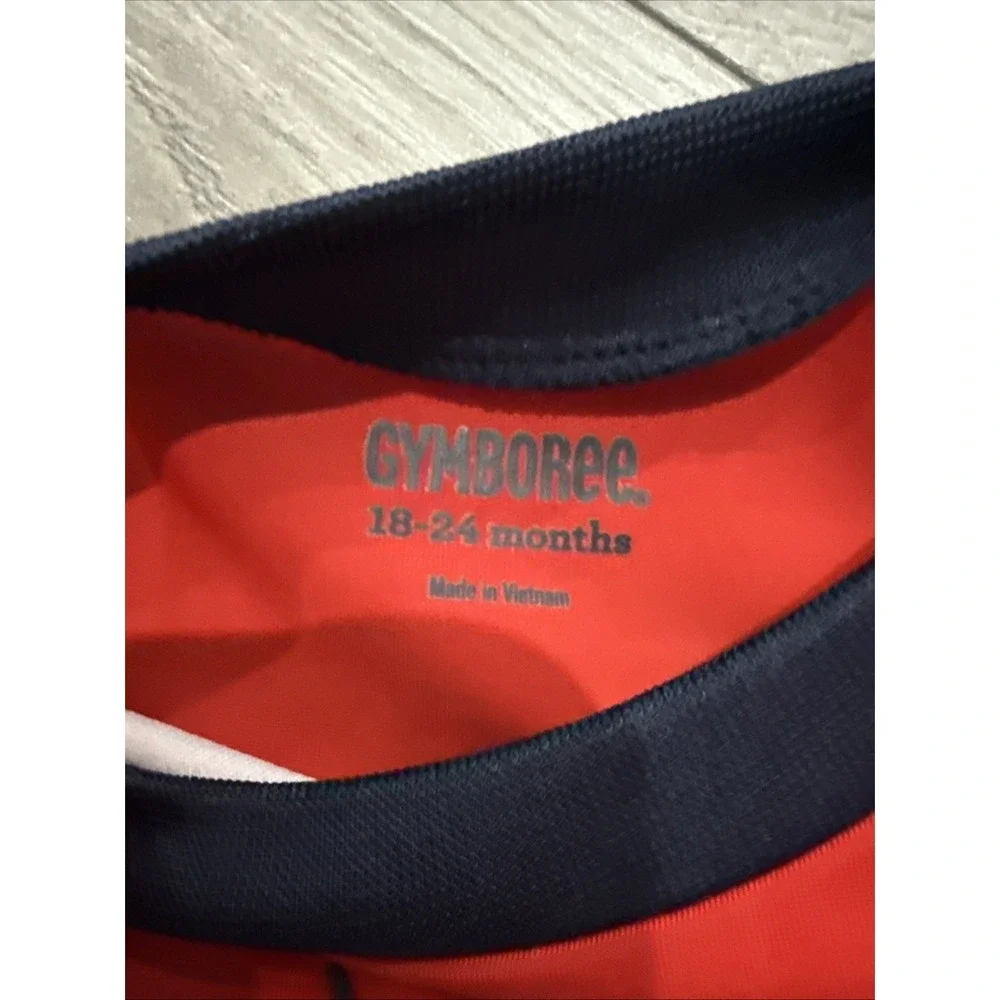 NWT 2017 Gymboree Swim Shop Monster Skate Board Rash Guard Top Boys 18-24 M
